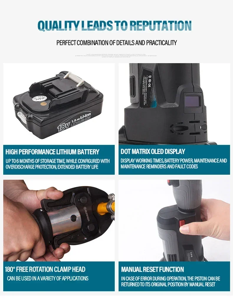 Power Tools Plumbing - 2026/샘플 가능 Zupper PZ-1930 유압 프레스