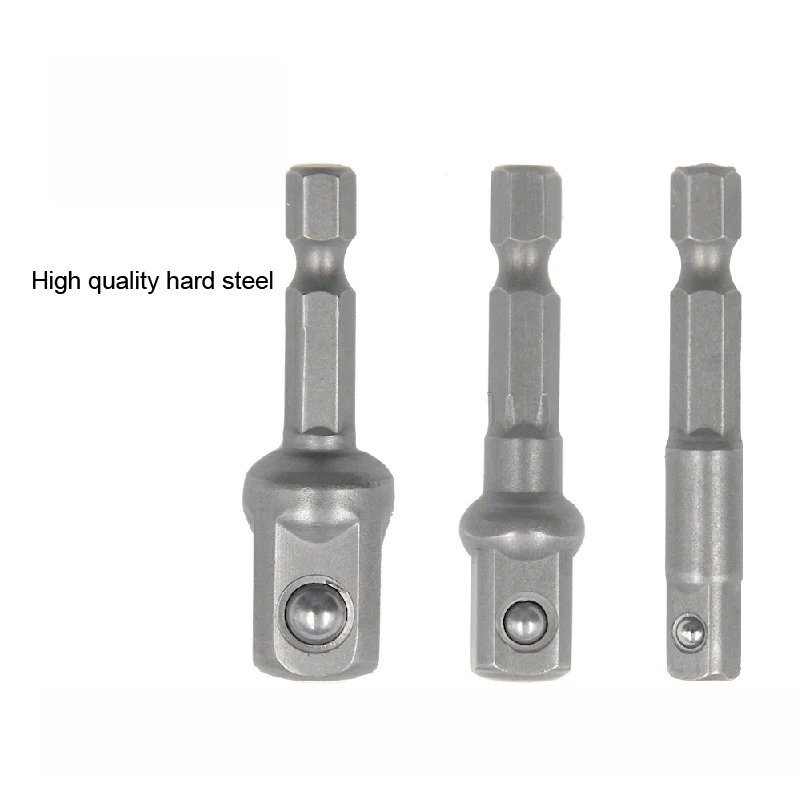 Power Tools Plumbing - 3PCS 소켓 어댑터 1/4 3/8 1/2