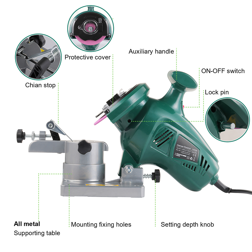 POSENPRO 250W 체인톱 샤프너 4인치 전동 샤 - Power Tools Online 리뷰 및 가격