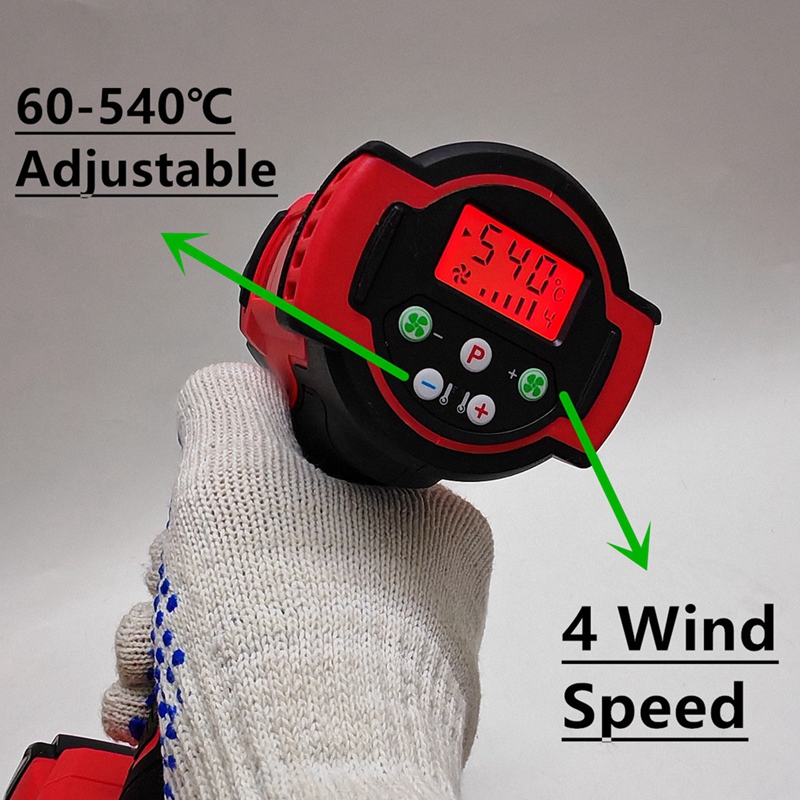18V 배터리용 열풍기 60-540 ℃   조절 가능한 - Power Tools Battery 리뷰 및 가격