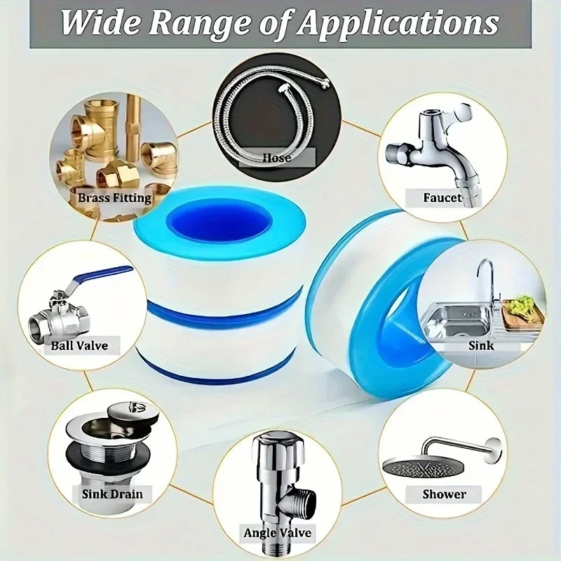 1-20pc 수도꼭지 씰링 스레드 테이프 누출 방지 방 - Power Tools Plumbing 리뷰 및 가격